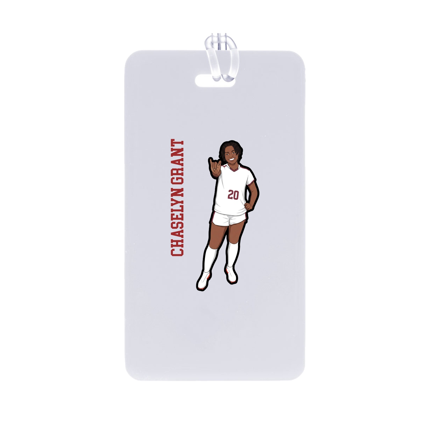 Bag Tag — Name Vertical in Classic