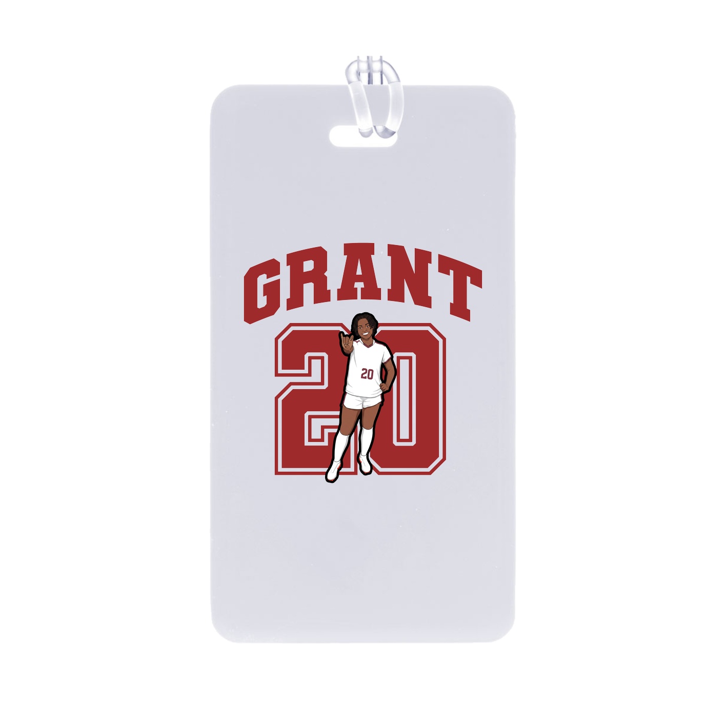 Bag Tag — Number in Classic