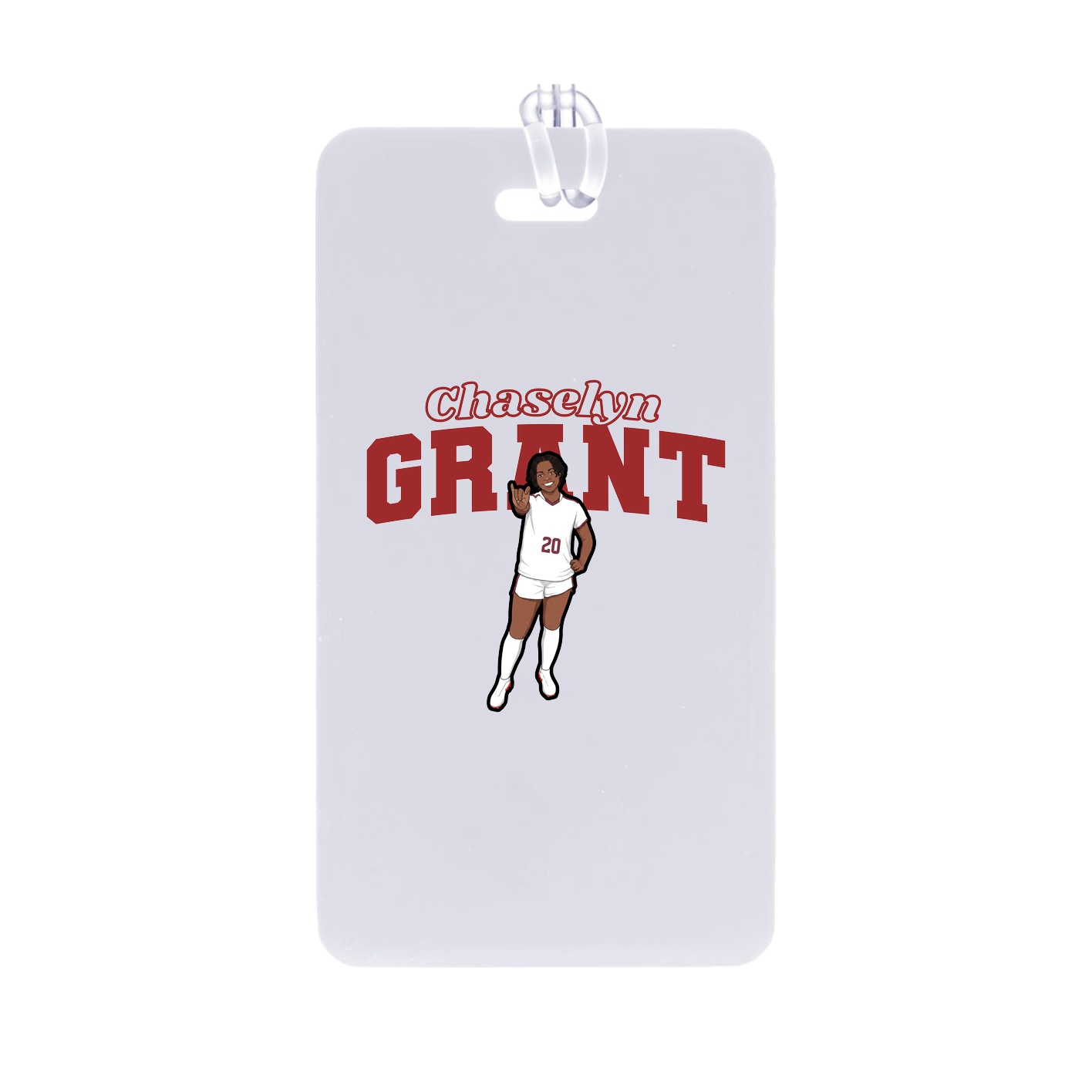 Bag Tag — Name Arch in Classic