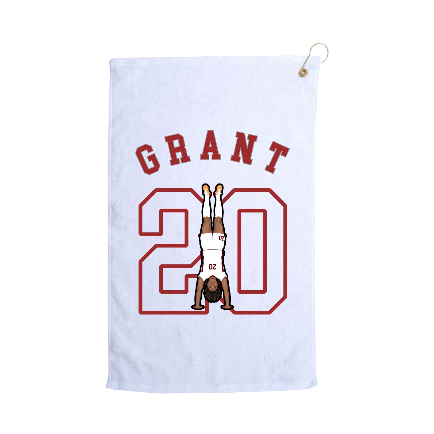 Golf Towel — Shirsey Arch in White