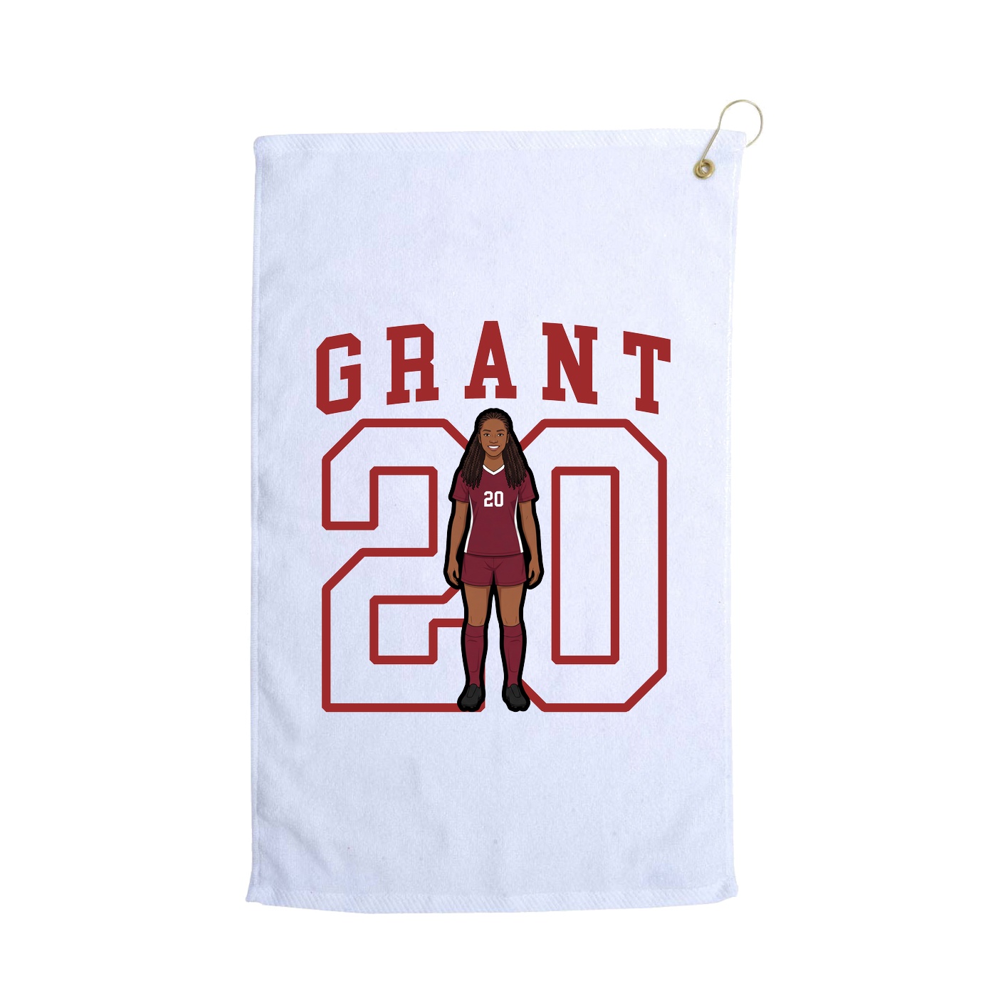 Golf Towel — Shirsey in White