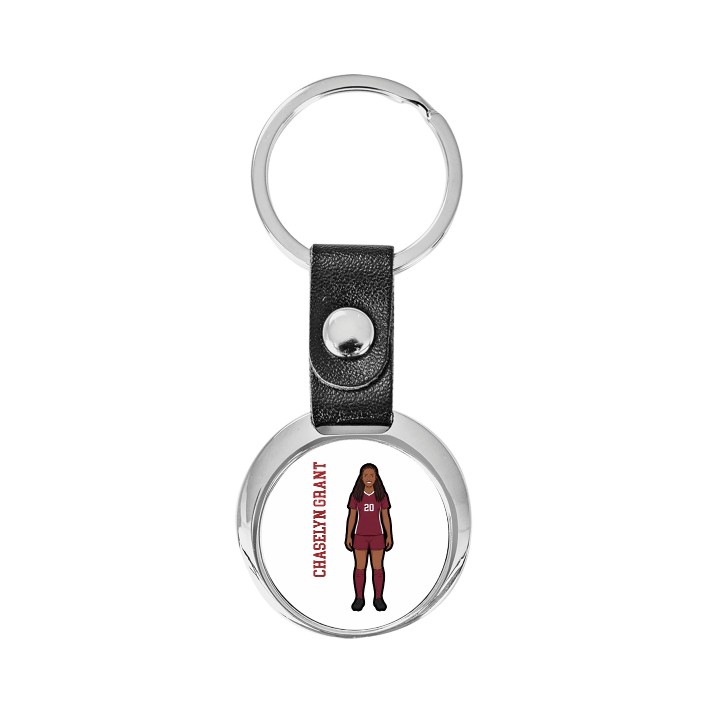 Key Chain — Name Vertical in Classic