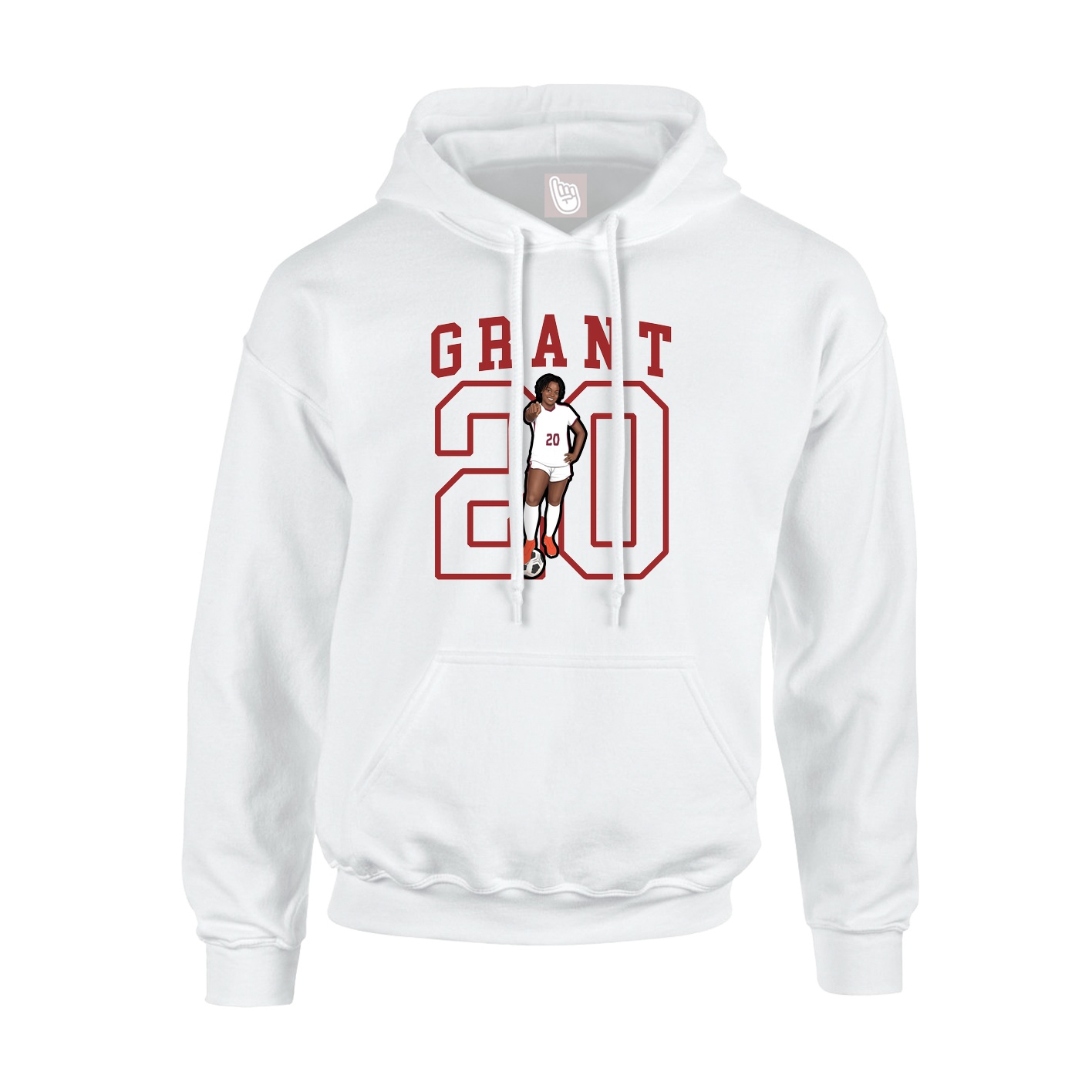Hoodie — Shirsey in White