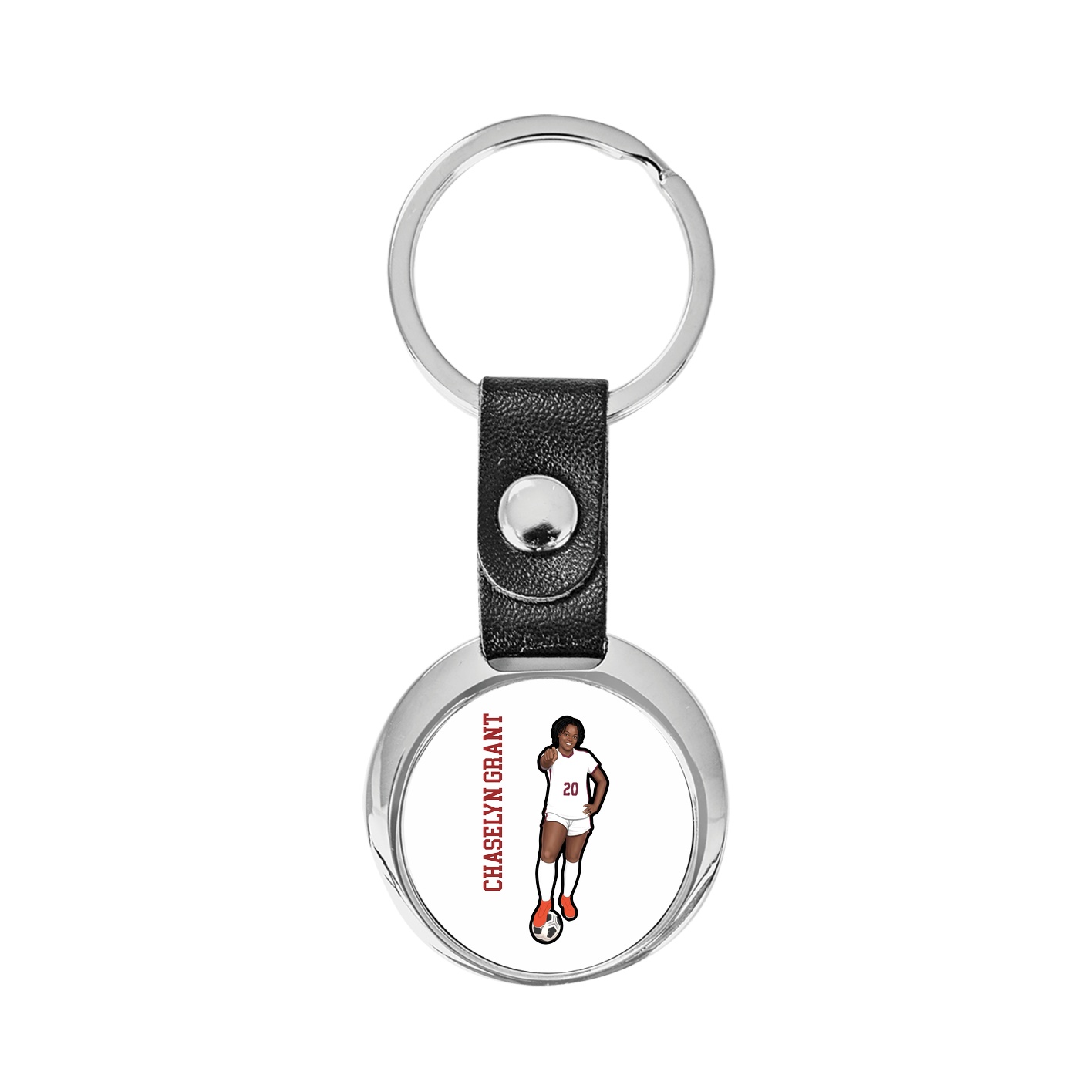 Key Chain — Name Vertical in Classic
