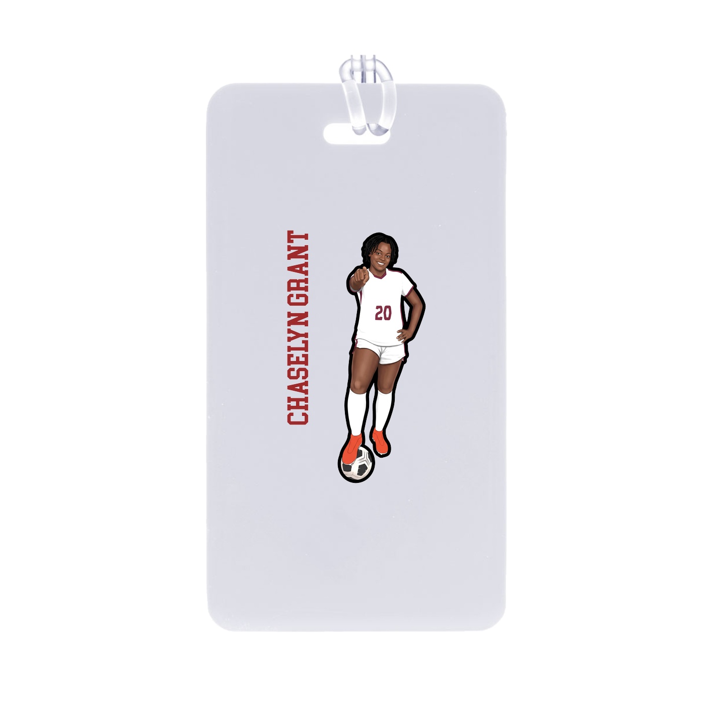 Bag Tag — Name Vertical in Classic