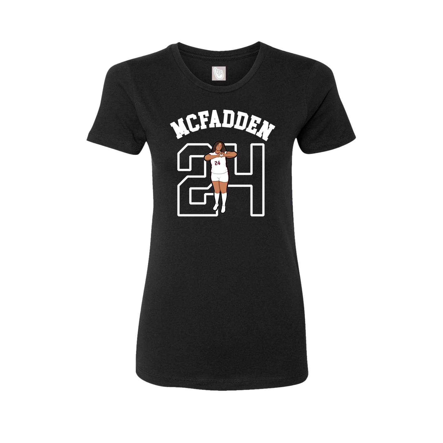 Womens Tee — Shirsey Arch in Black