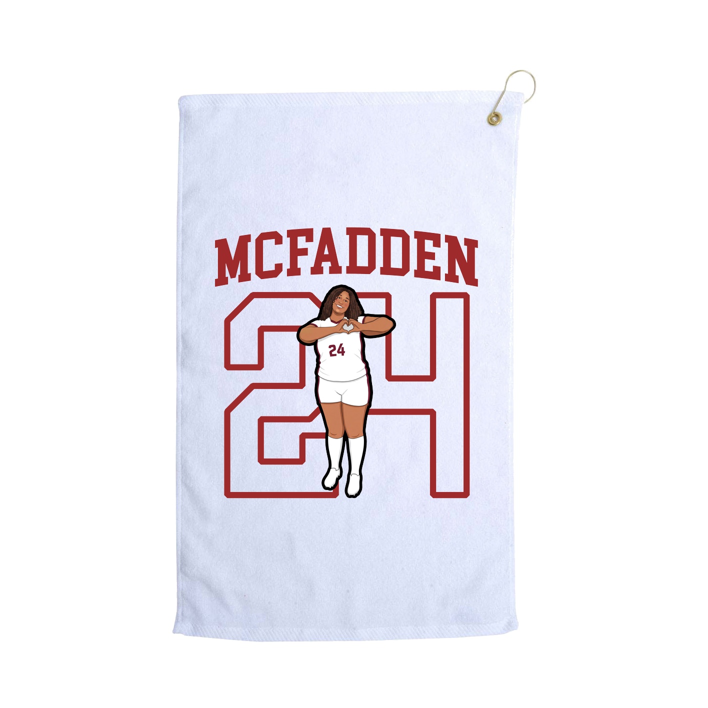 Golf Towel — Shirsey in White