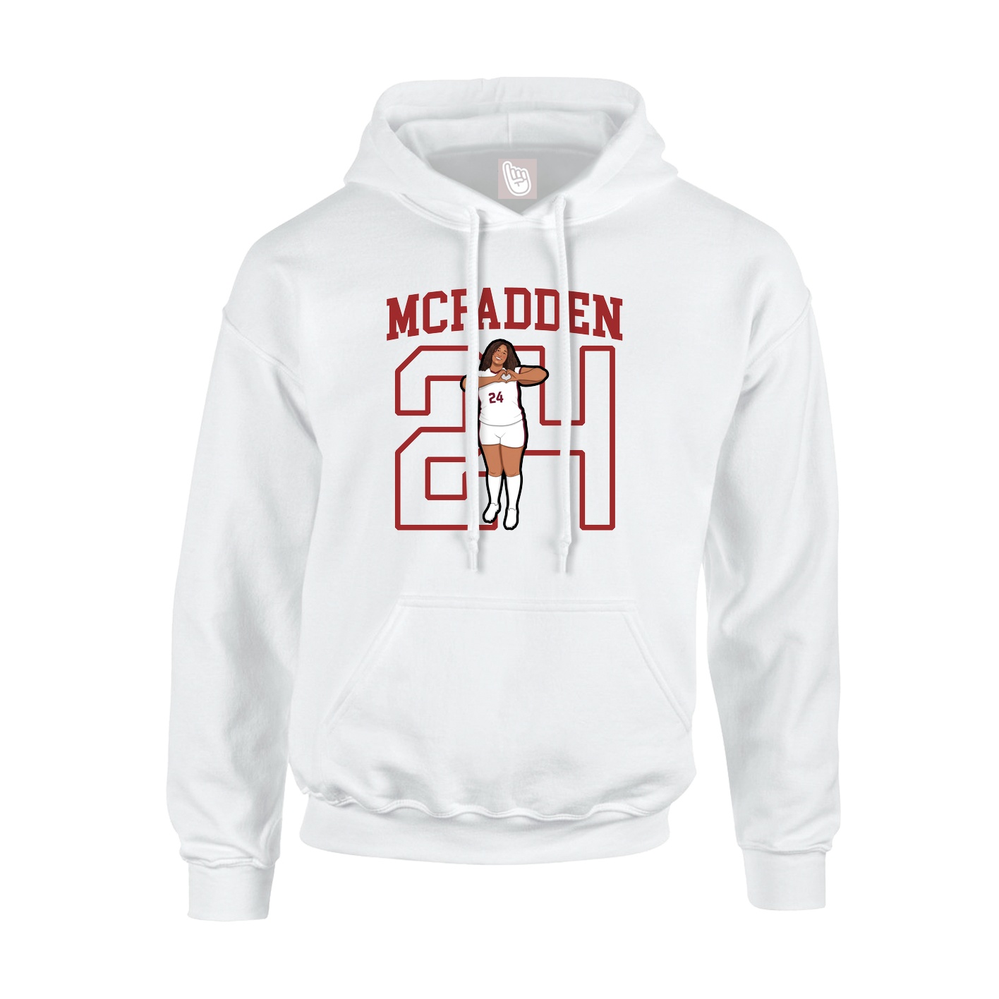 Youth Hoodie — Shirsey in White
