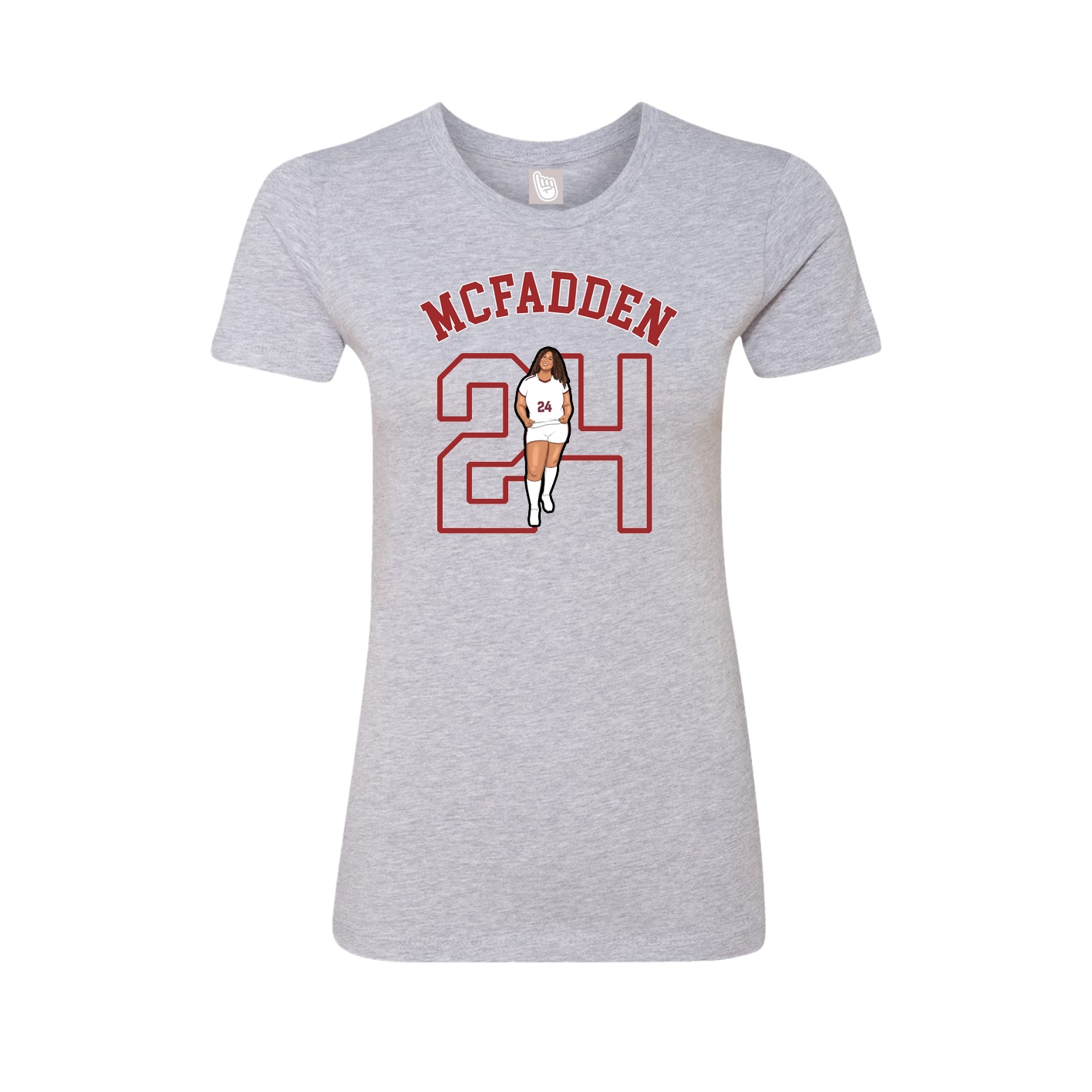 Womens Tee — Shirsey Arch in Grey