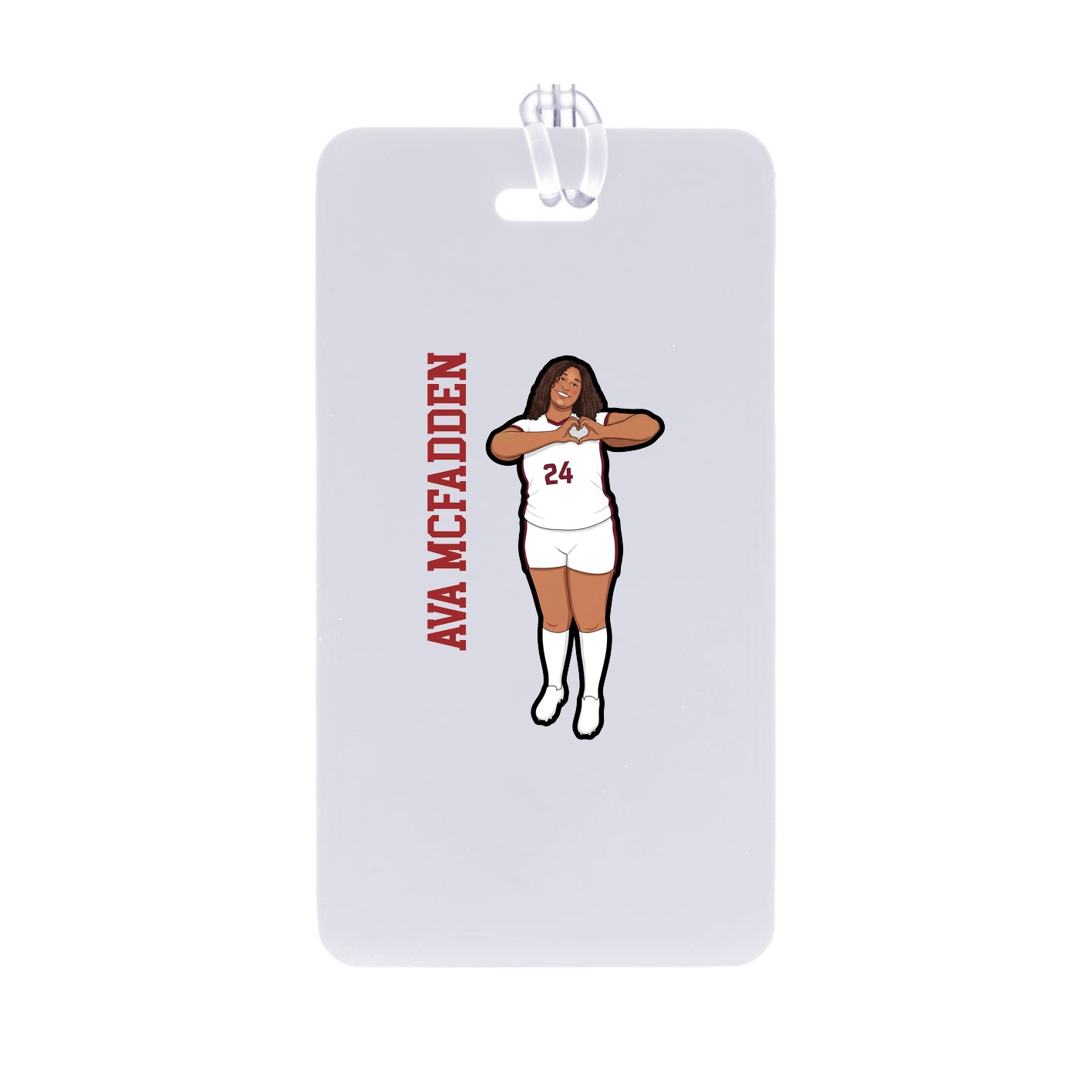 Bag Tag — Name Vertical in Classic