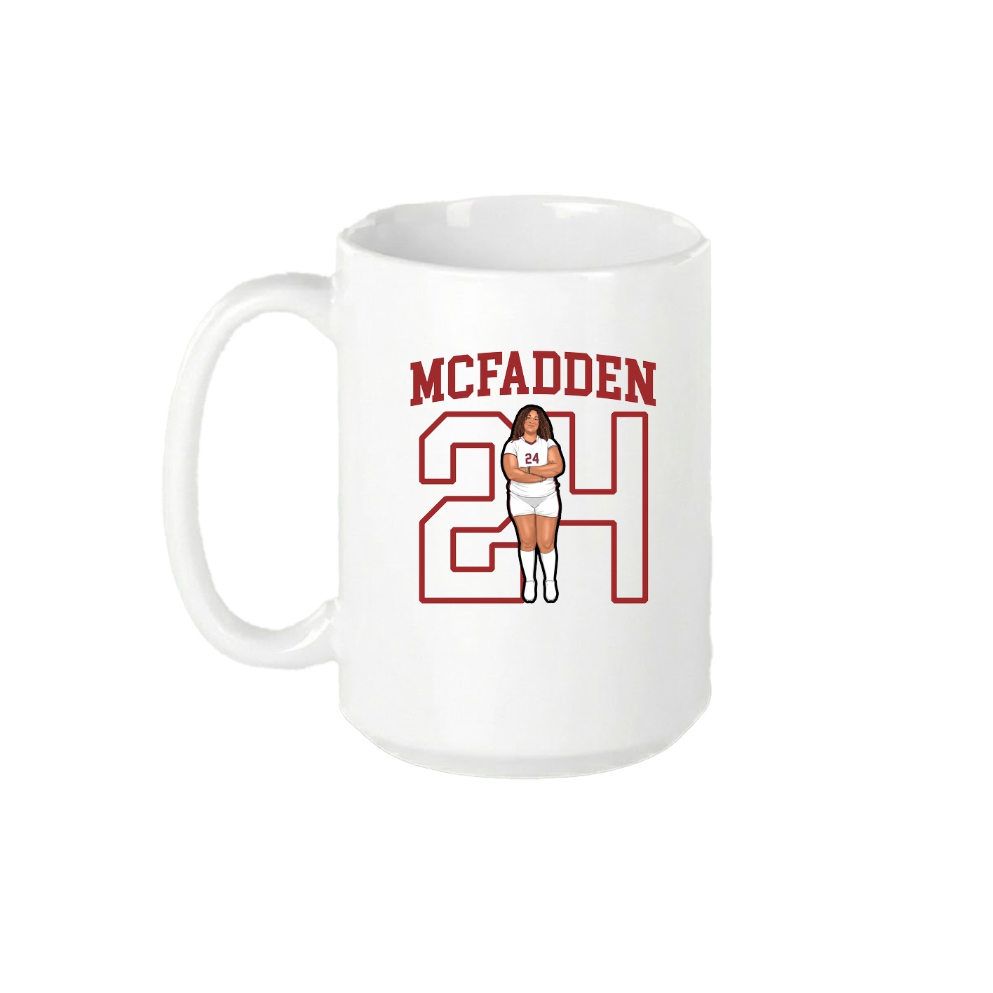 15oz Coffee Mug — Shirsey in White