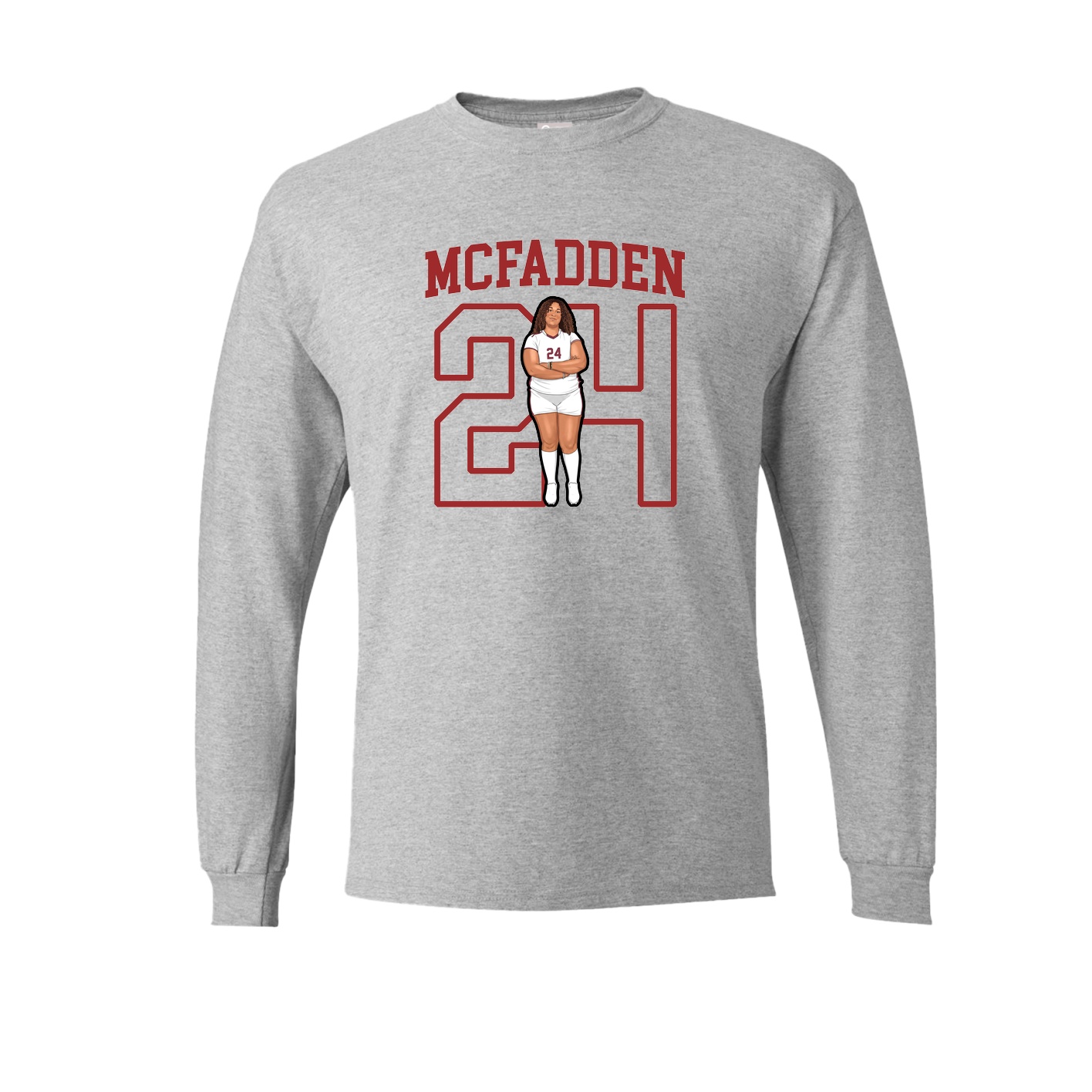 Long Sleeve Tee — Shirsey in Grey