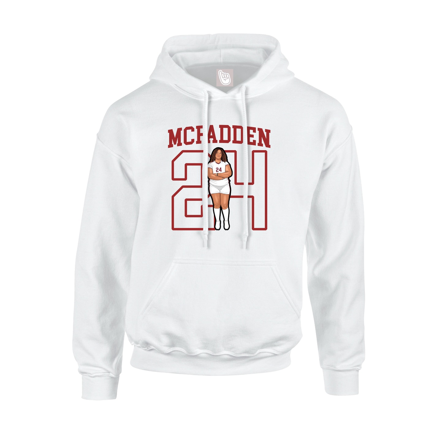 Youth Hoodie — Shirsey in White