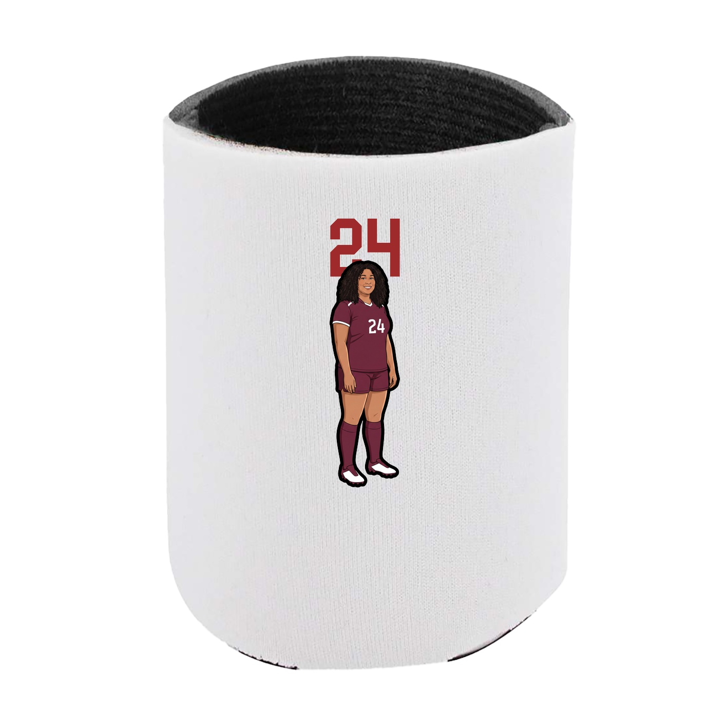 Can Holder — Number Top in White