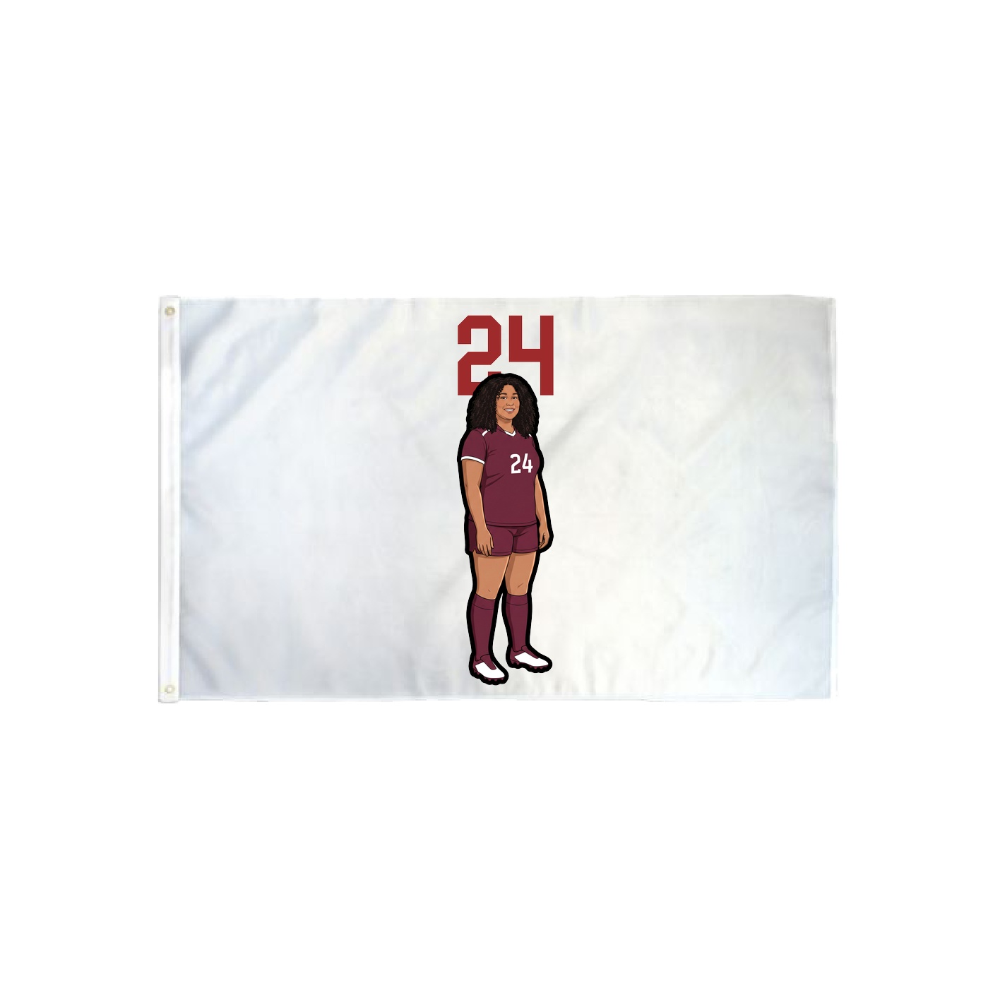 3x5 Flag — Number Top in Classic
