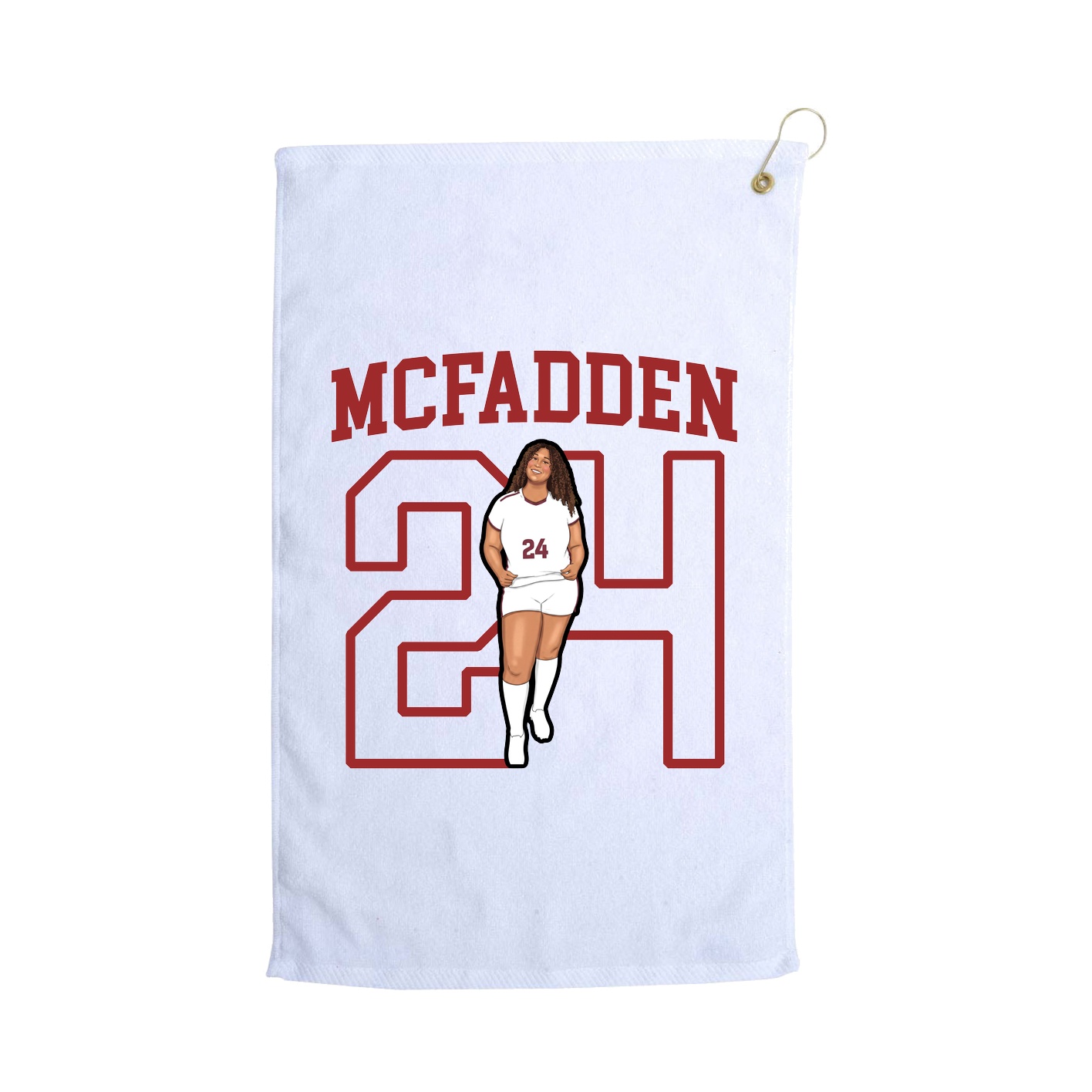 Golf Towel — Shirsey in White