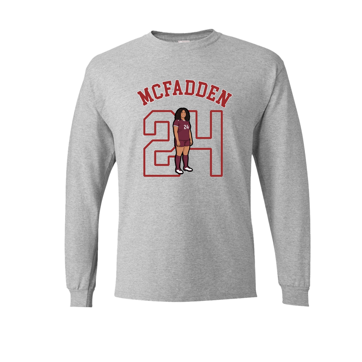 Long Sleeve Tee — Shirsey Arch in Grey