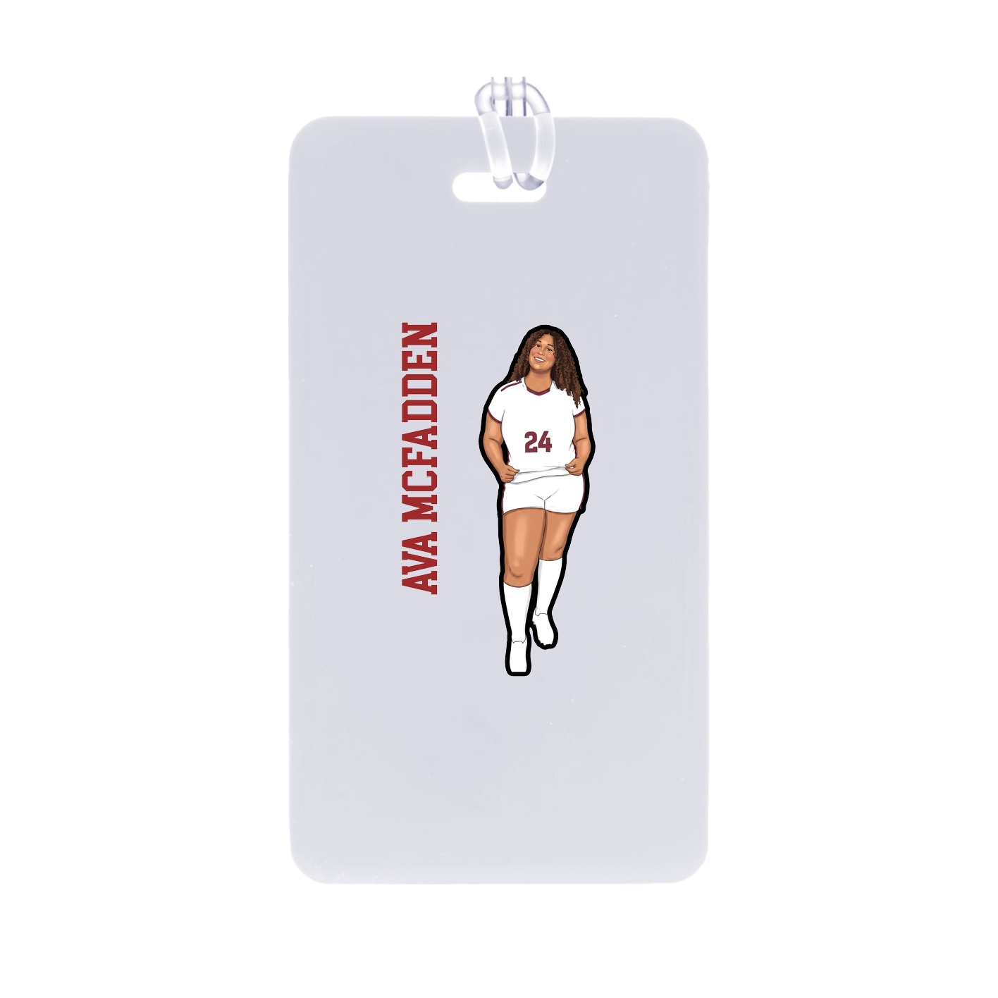 Bag Tag — Name Vertical in Classic