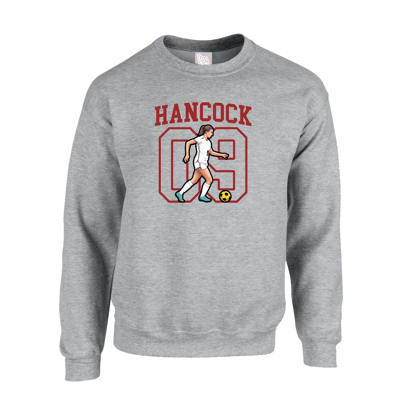Fleece Crew — Shirsey in Grey