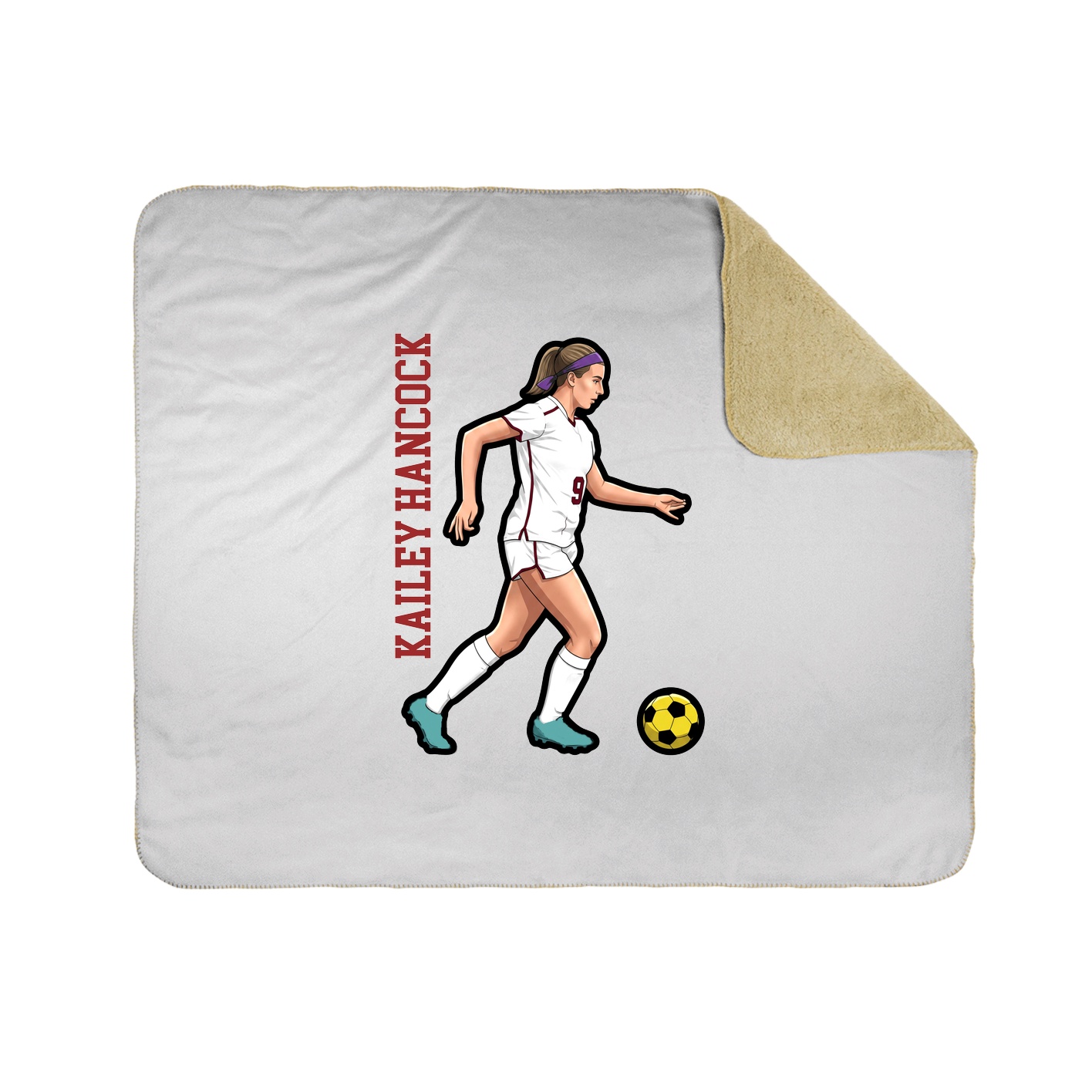 50x60 Sherpa Lined Throw Blanket