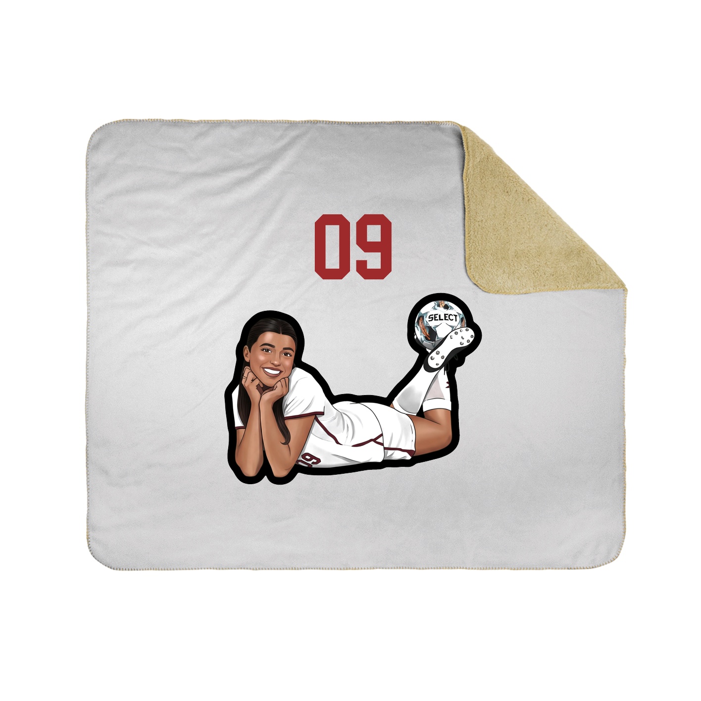 50x60 Sherpa Lined Throw Blanket