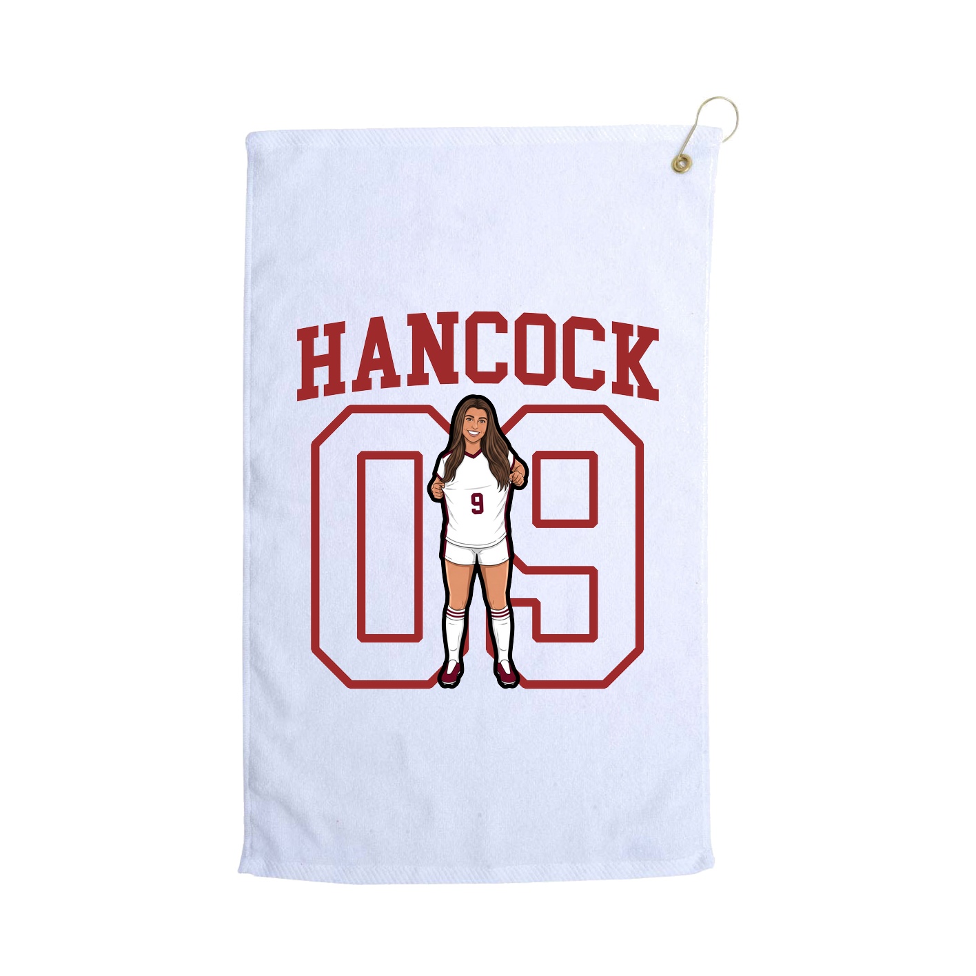 Golf Towel — Shirsey in White