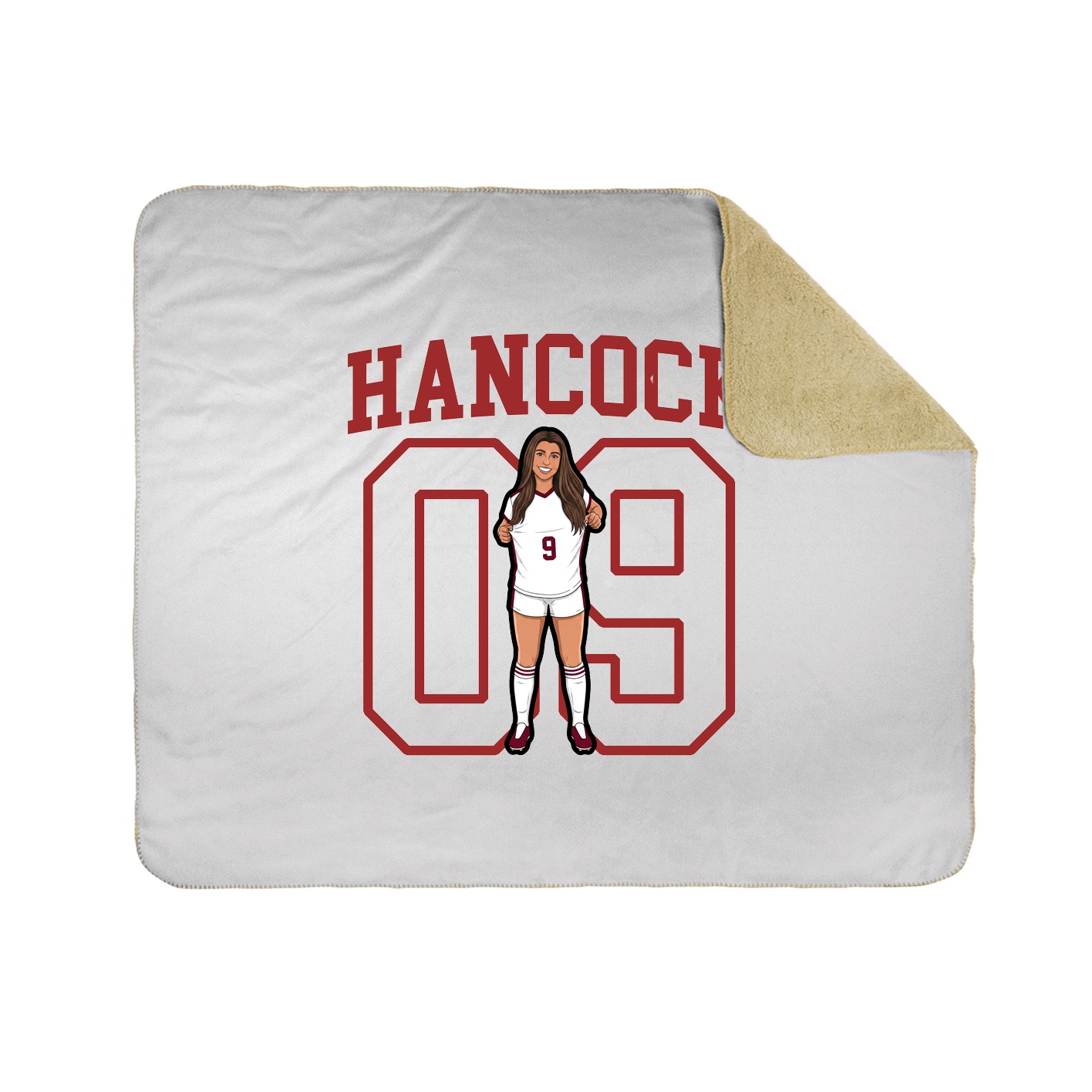 50x60 Sherpa Lined Throw Blanket