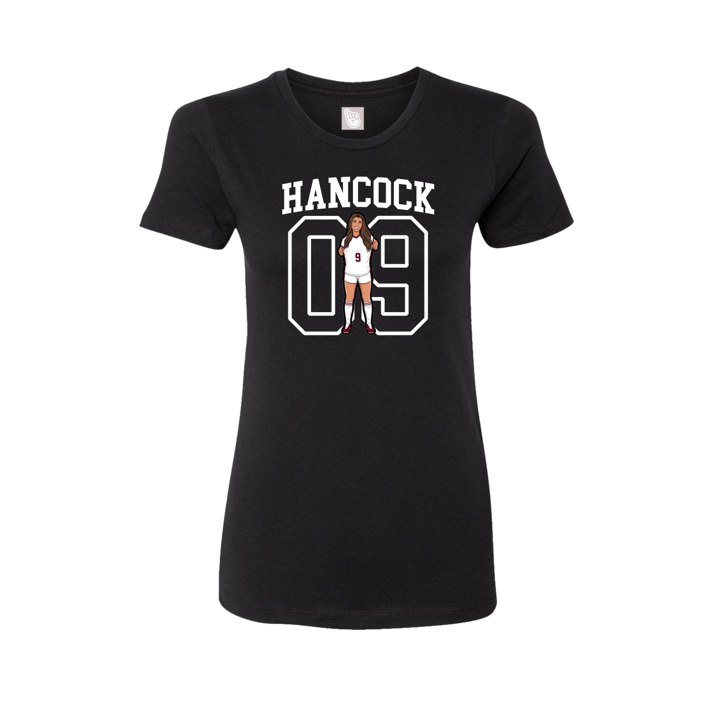 Fitted Women's Tee — Shirsey in Black