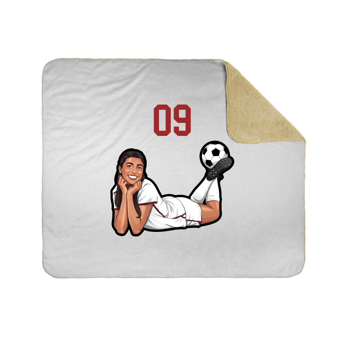 50x60 Sherpa Lined Throw Blanket