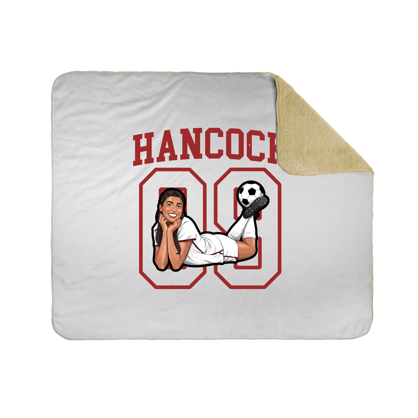 50x60 Sherpa Lined Throw Blanket