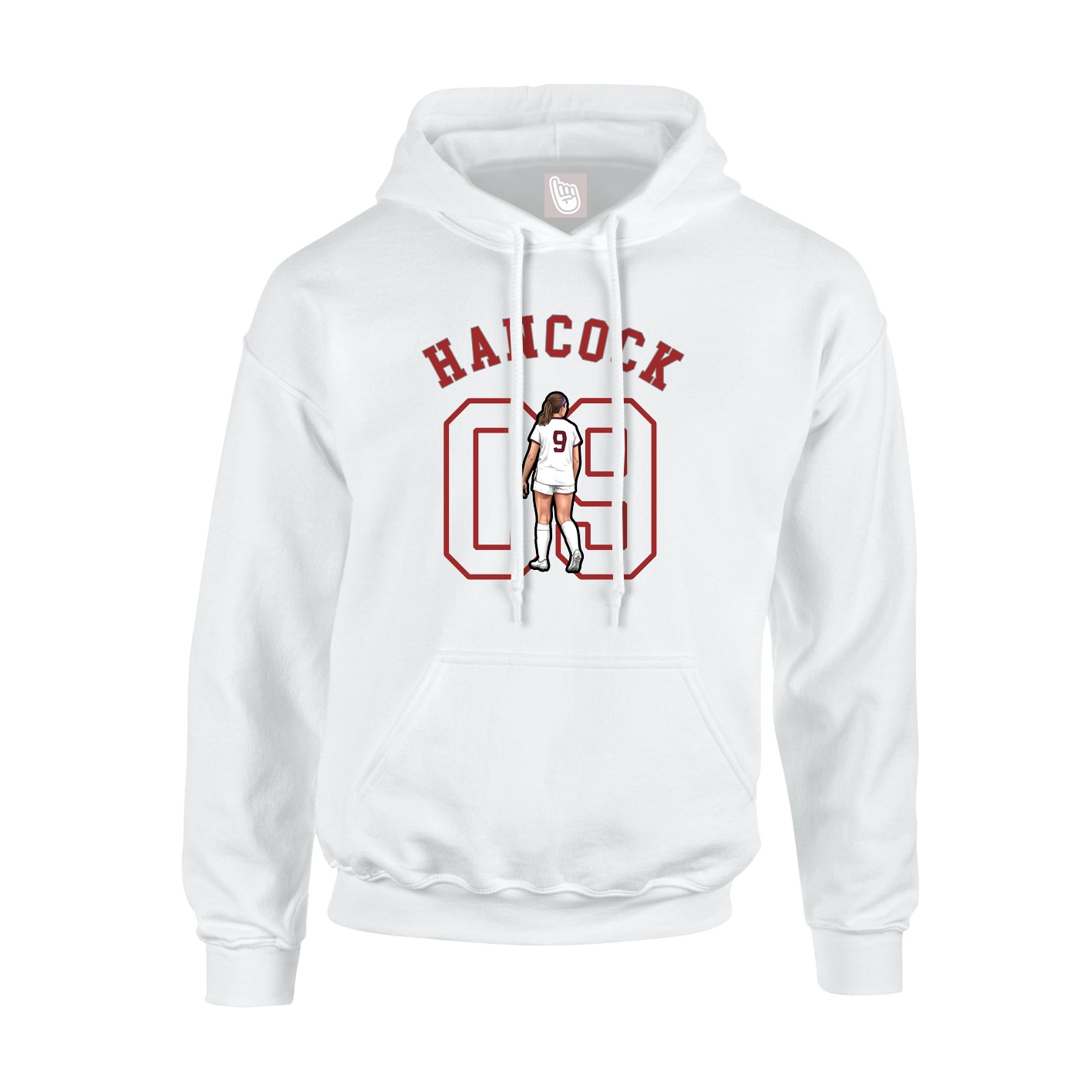 Youth Hoodie — Shirsey Arch in White
