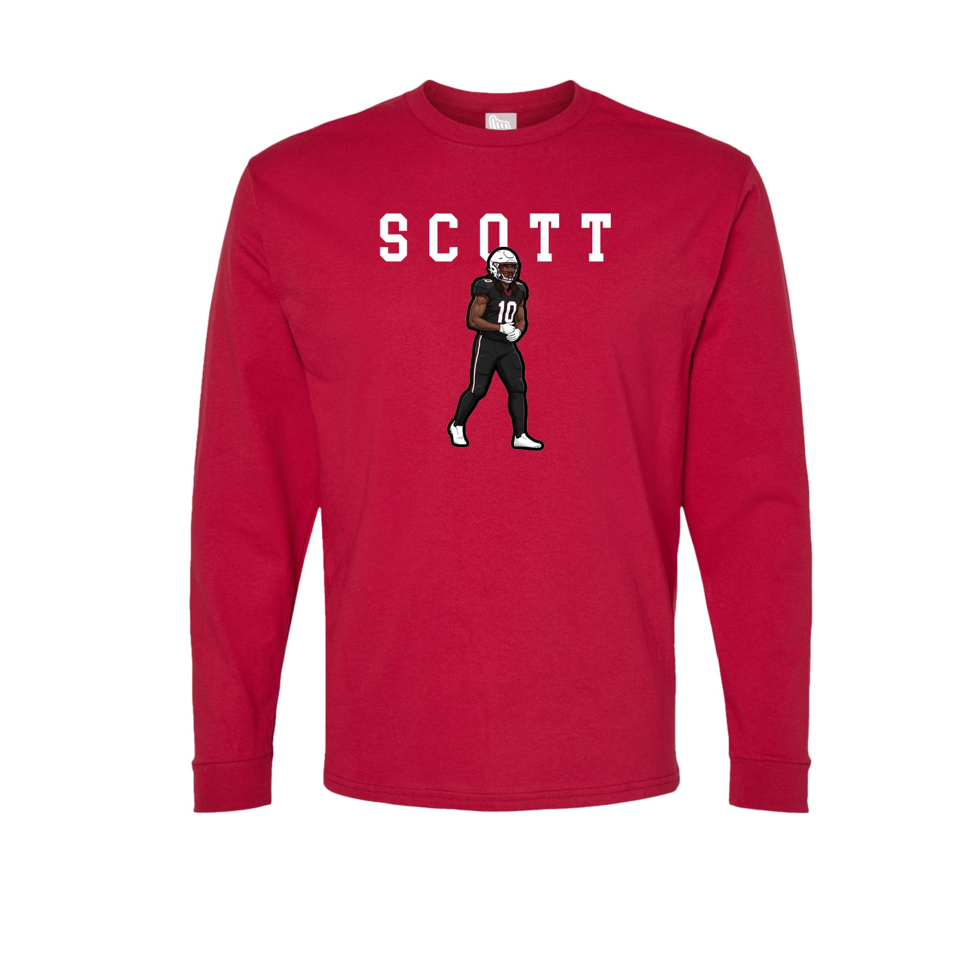 Long Sleeve Tee — Shirsey in Crimson