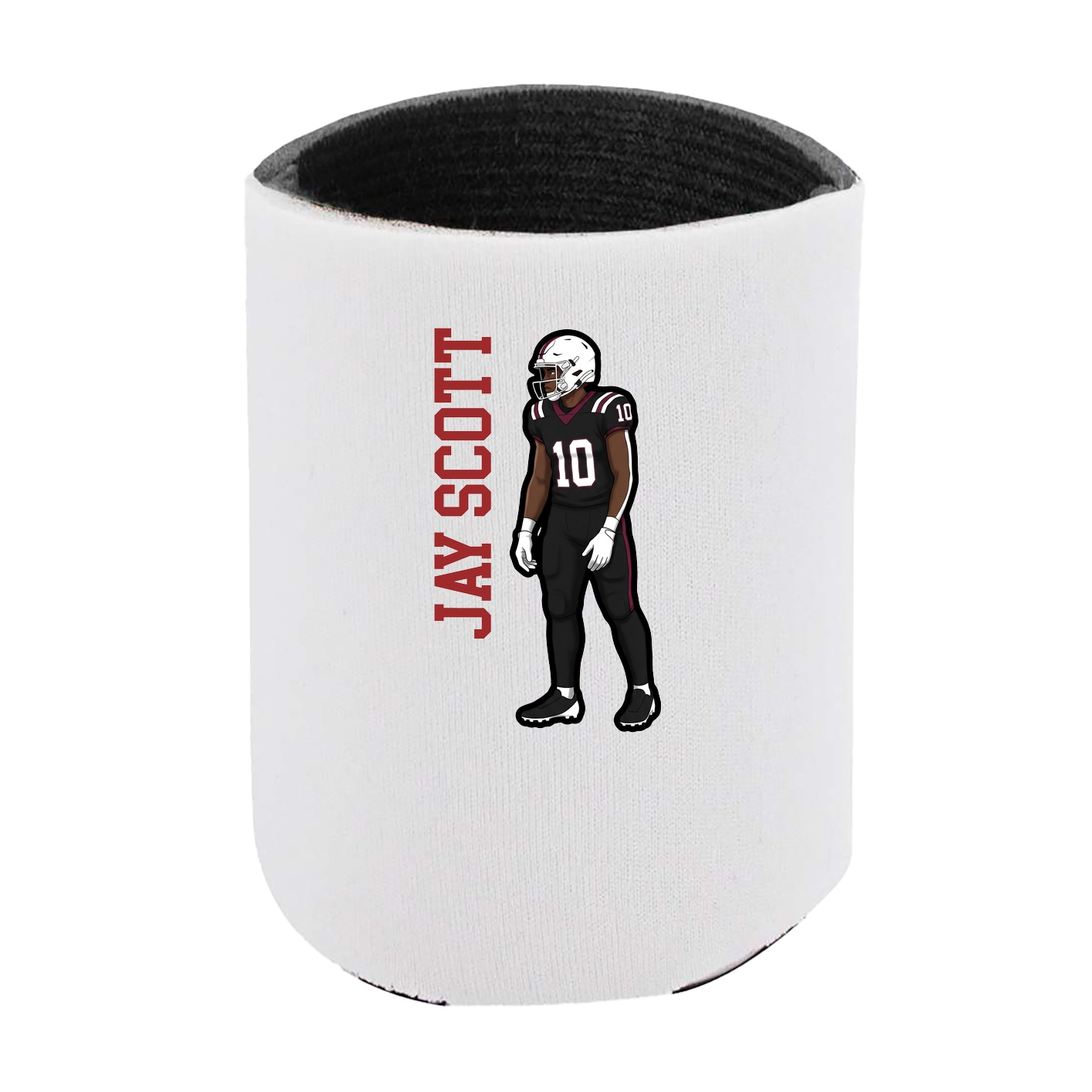 Can Holder — Name Vertical in White