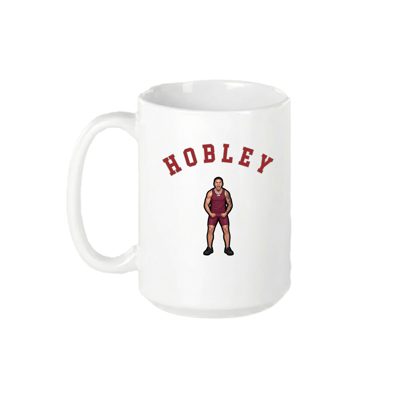 15oz Coffee Mug — Shirsey Arch in White