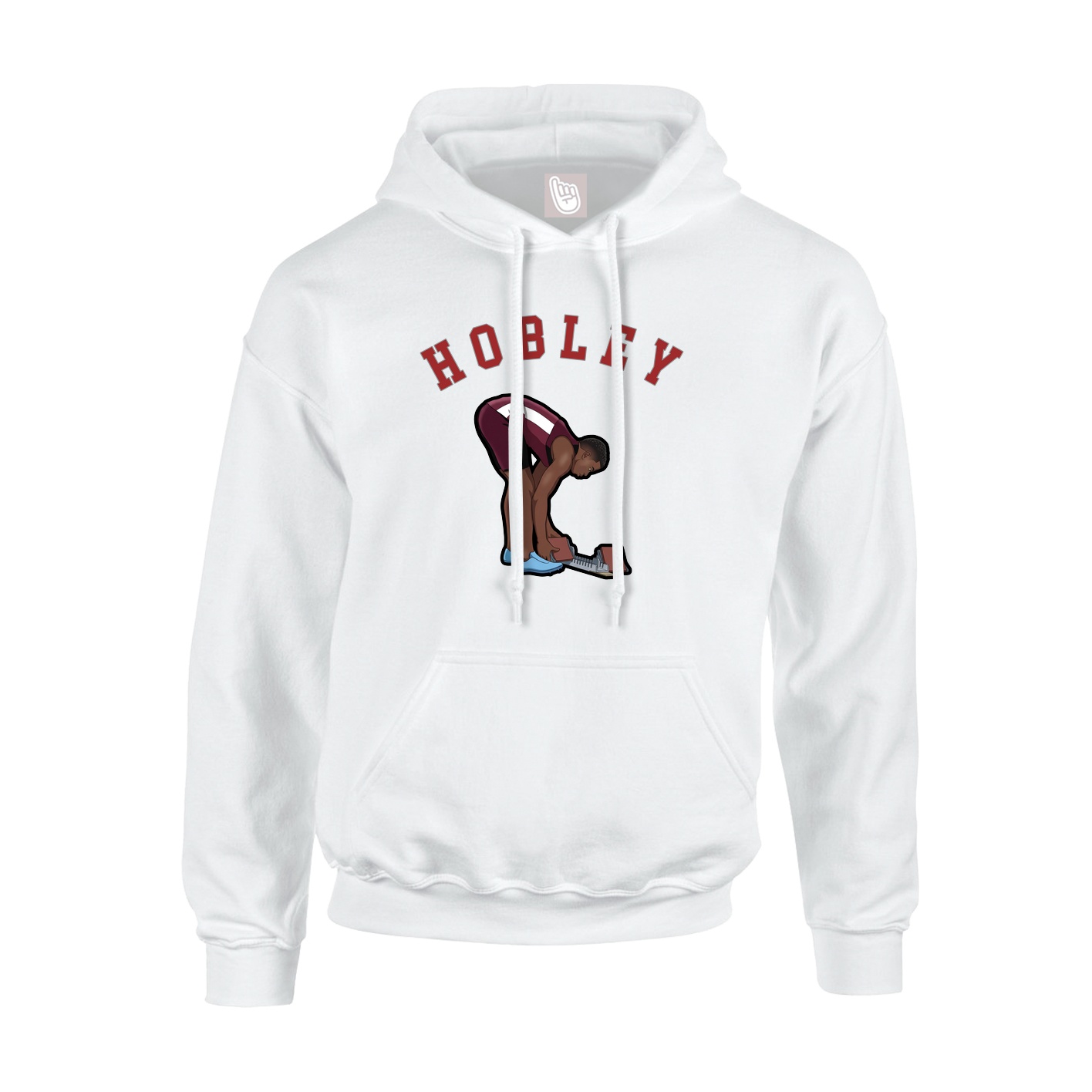 Hoodie — Shirsey Arch in White