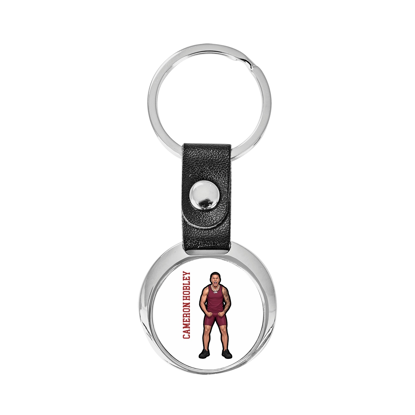 Key Chain — Name Vertical in Classic
