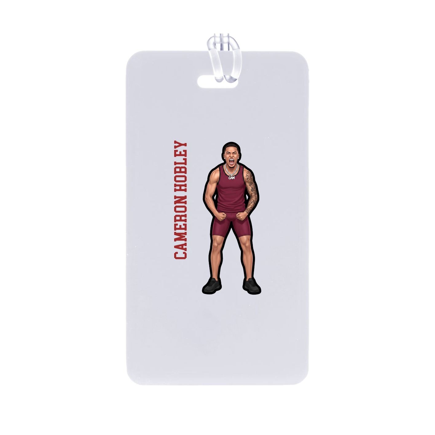 Bag Tag — Name Vertical in Classic