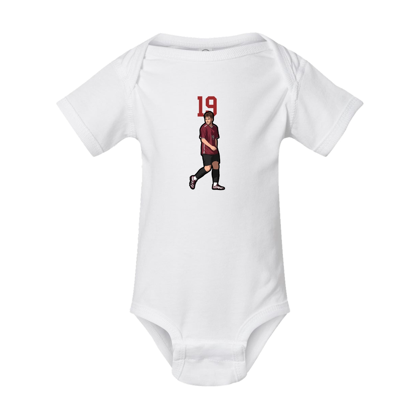Baby Onesie — Number Top in White