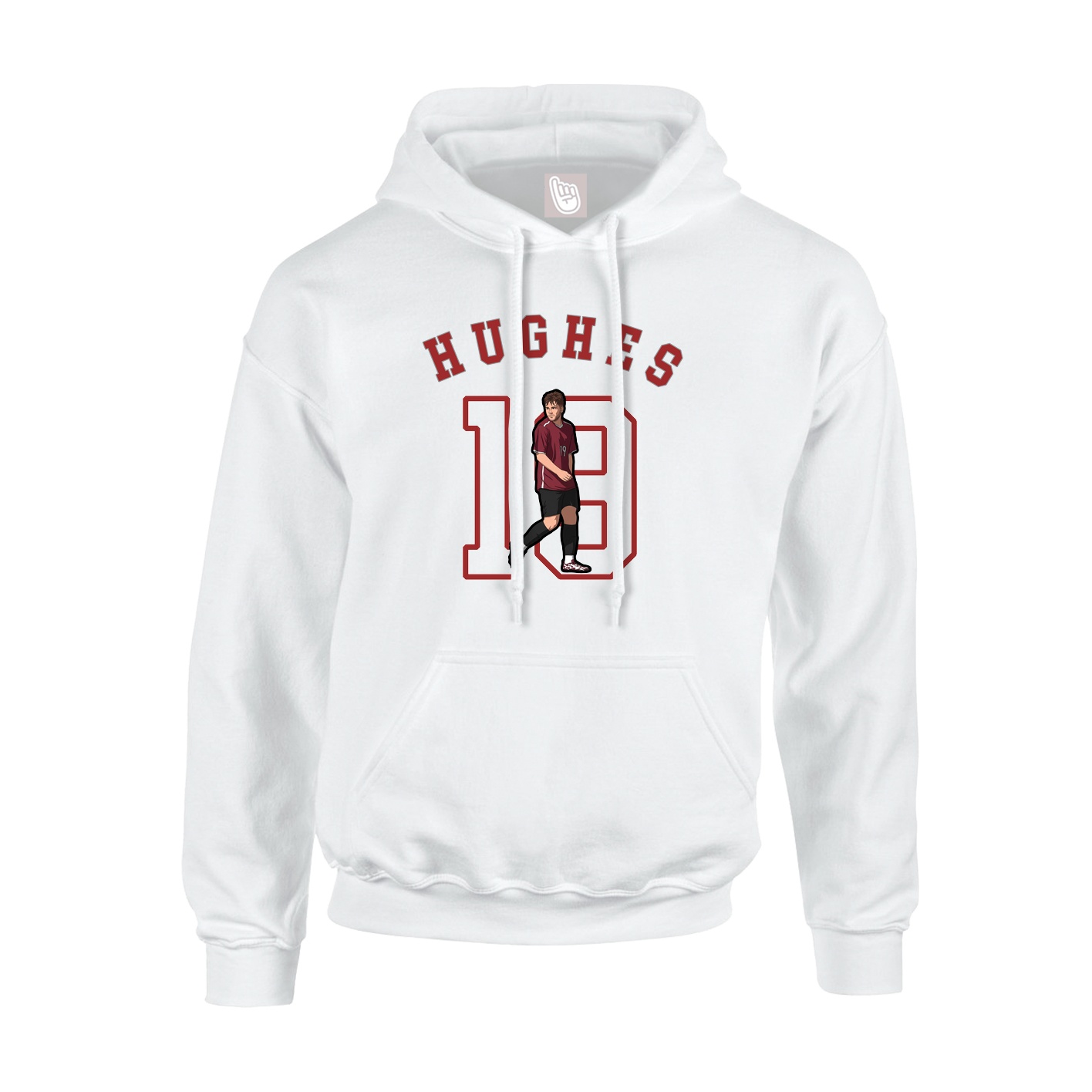 Hoodie — Shirsey Arch in White