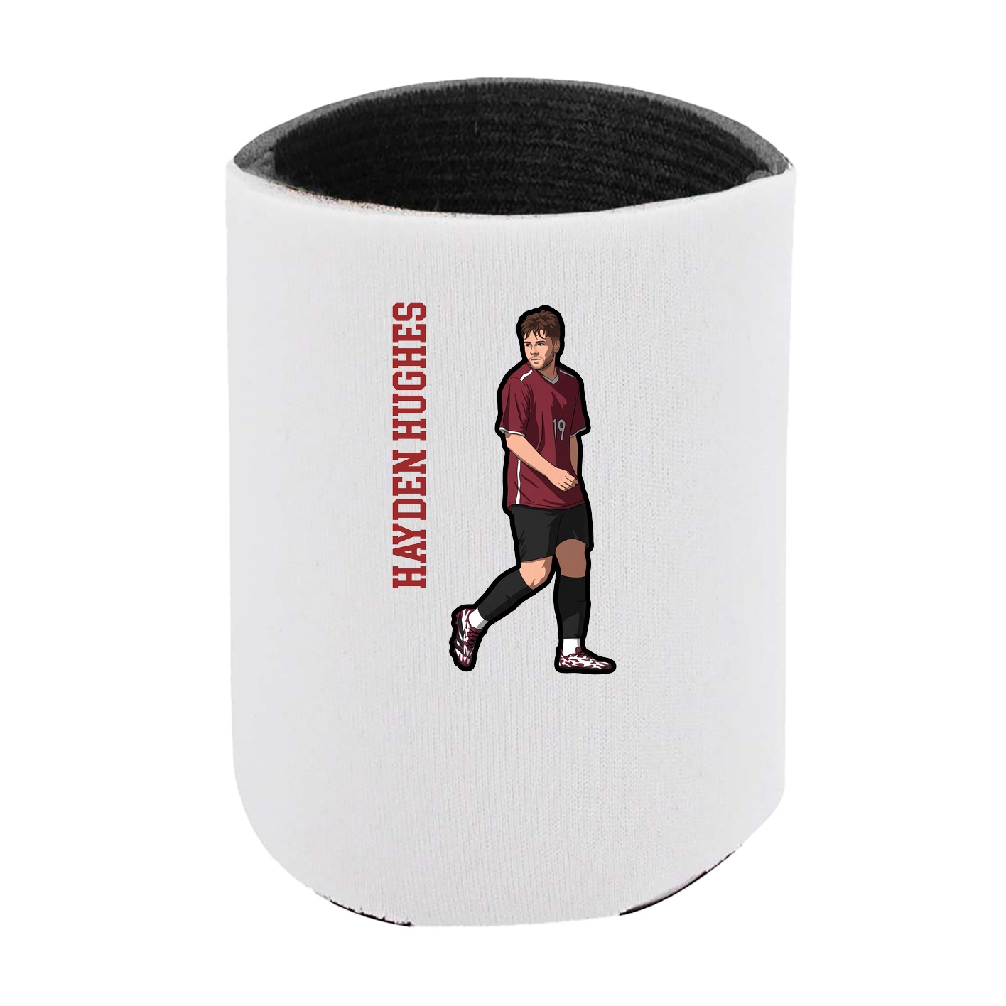 Can Holder — Name Vertical in White