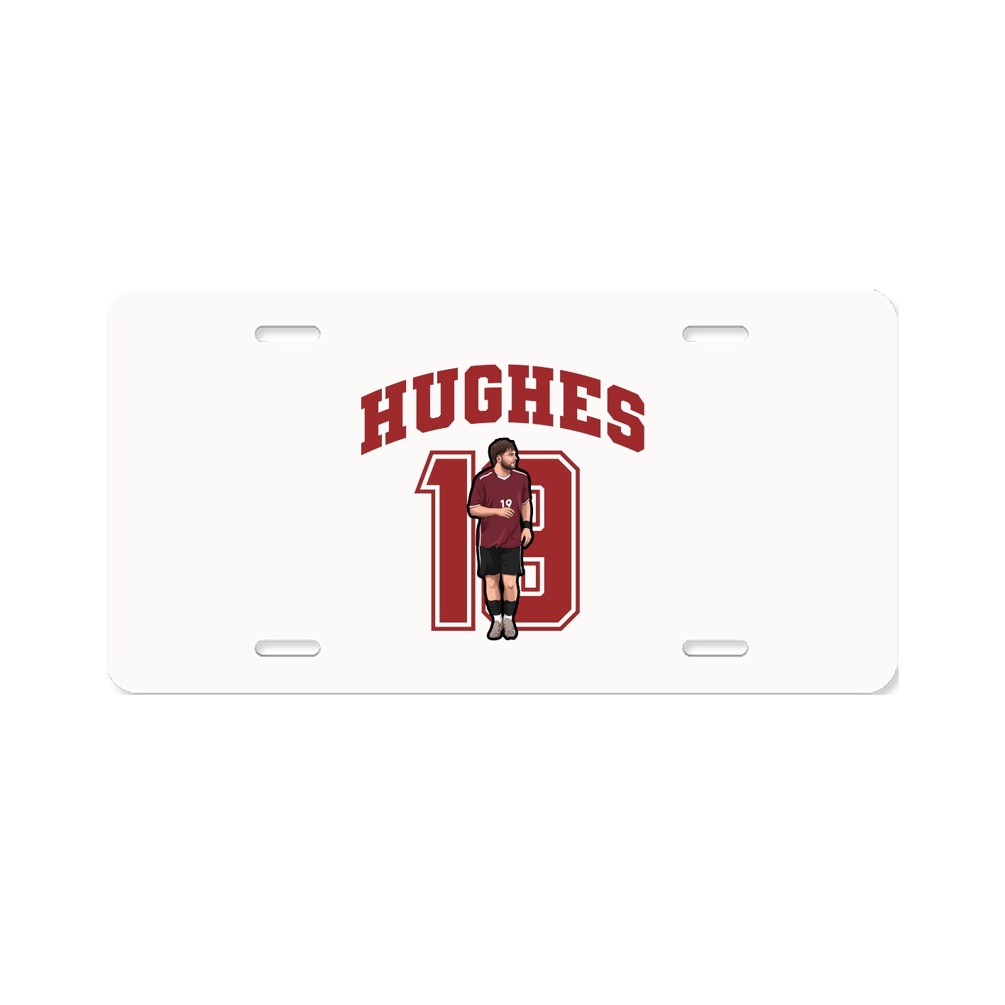 License Plate — Number in Classic