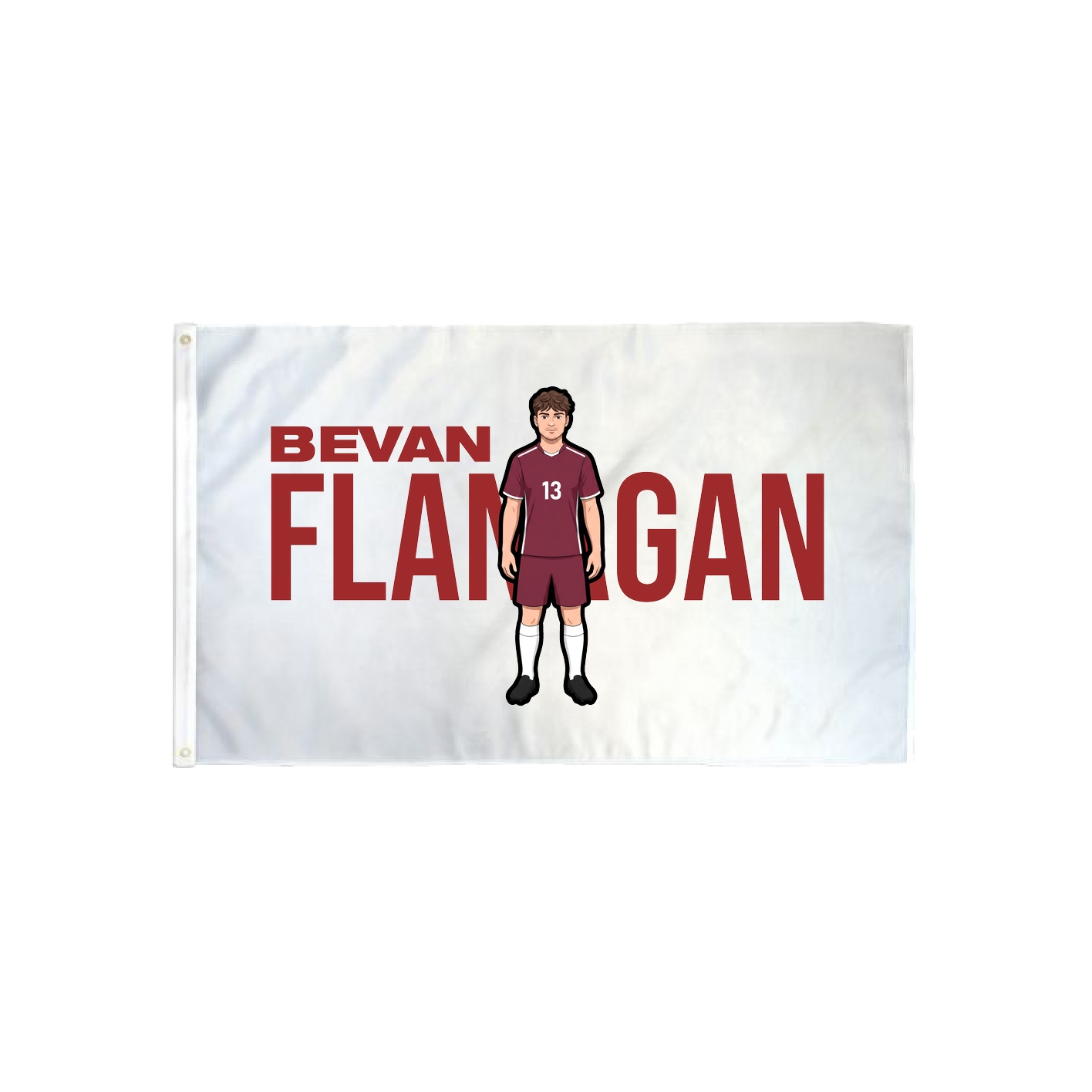 3x5 Flag — Player Name in Classic