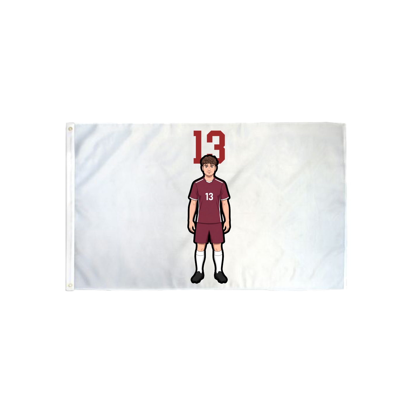 3x5 Flag — Number Top in Classic
