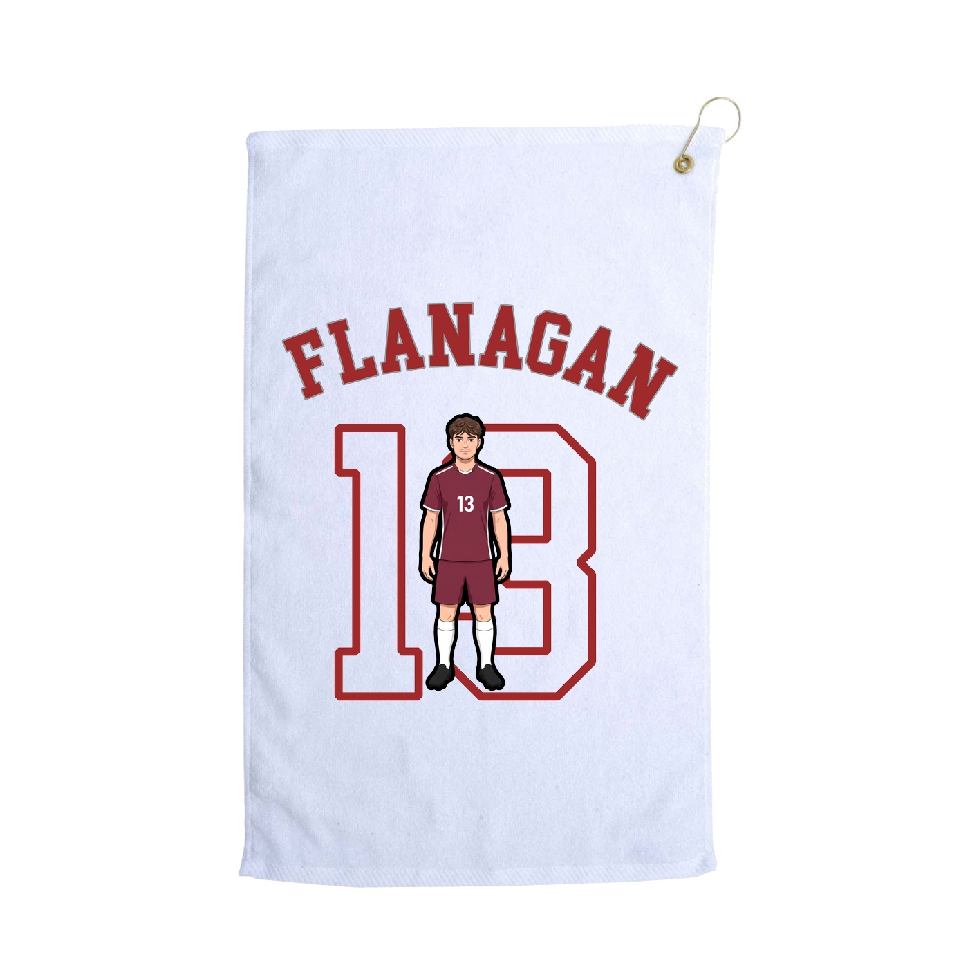 Golf Towel — Shirsey Arch in White
