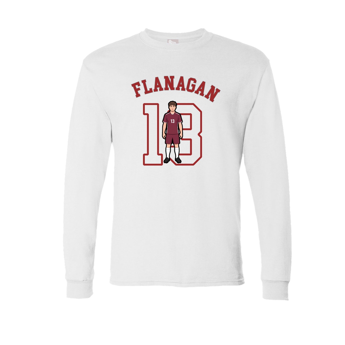 Long Sleeve Tee — Shirsey Arch in White