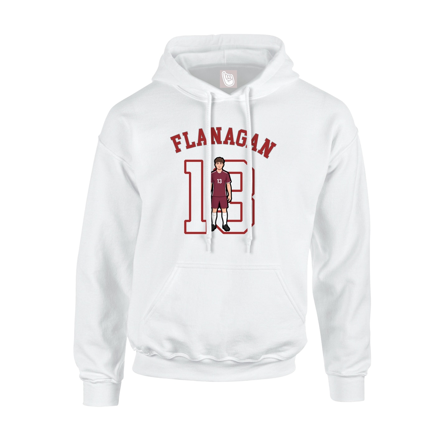 Hoodie — Shirsey Arch in White