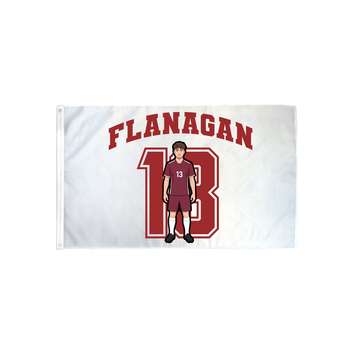 3x5 Flag — Number in Classic