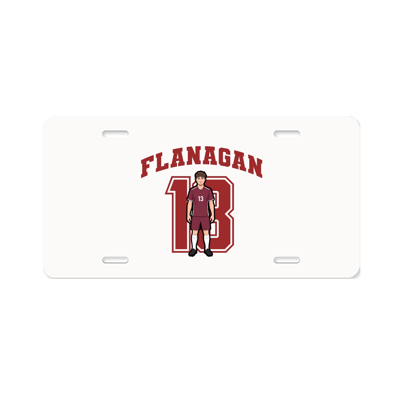License Plate — Number in Classic