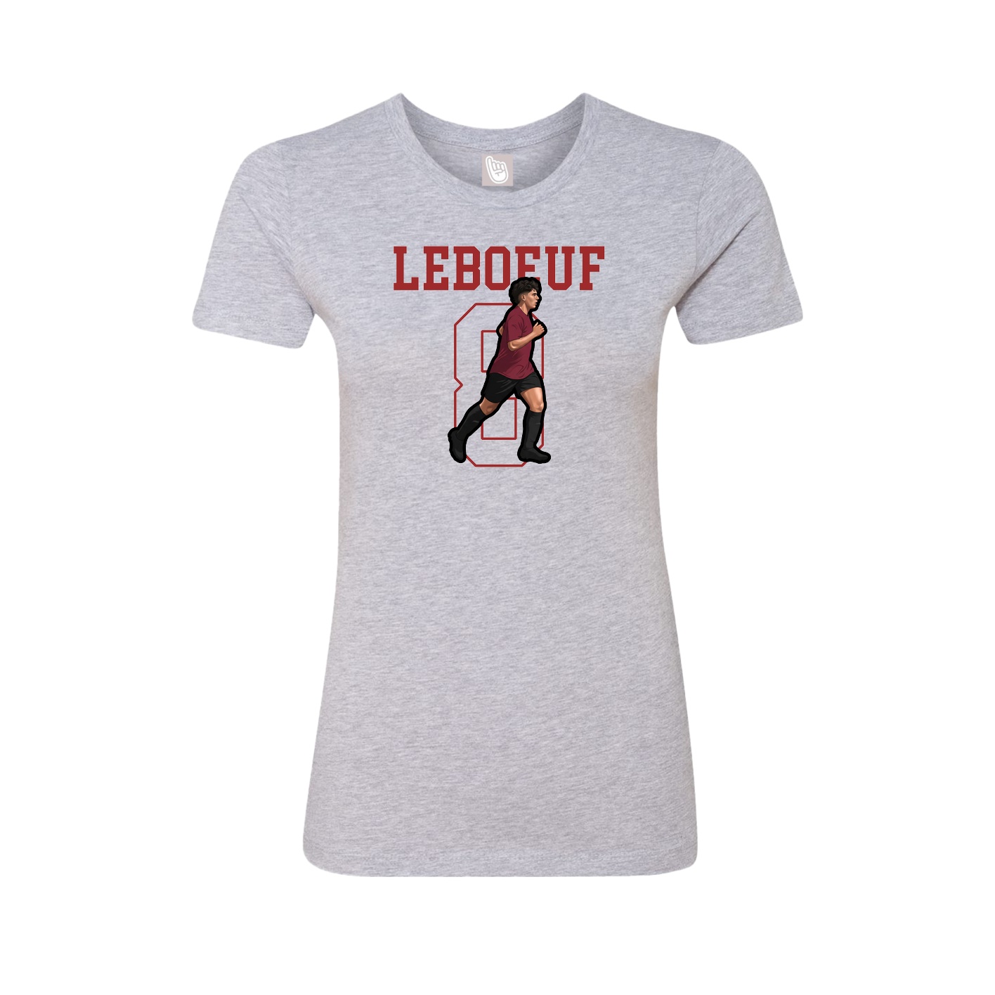Fitted Women's Tee — Shirsey in Grey