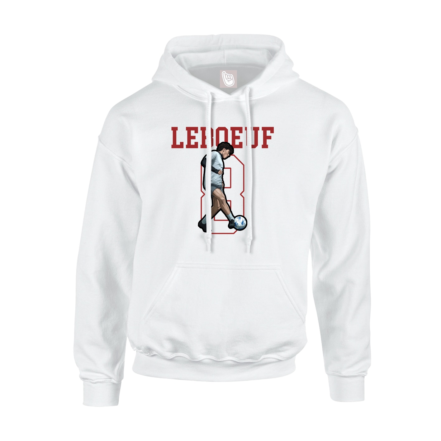 Hoodie — Shirsey in White